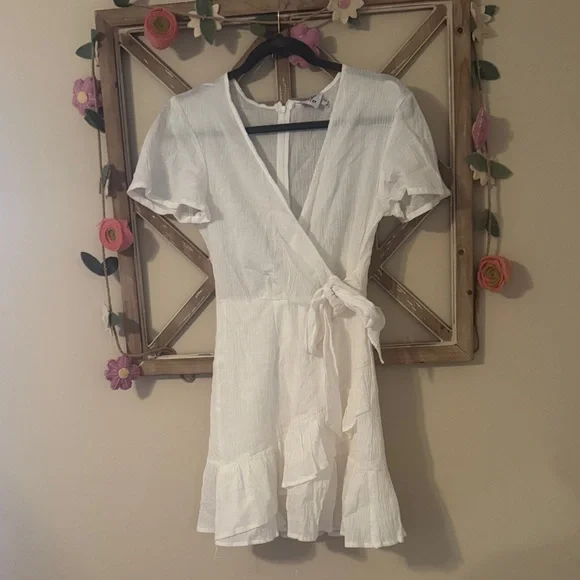 Princess Polly “Company for One” Wrap Dress - Picture 2 of 6